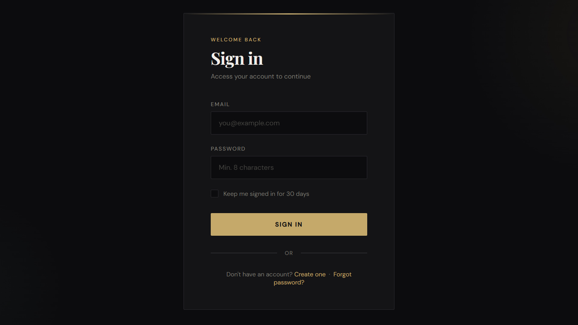 Inline Validation Login Form