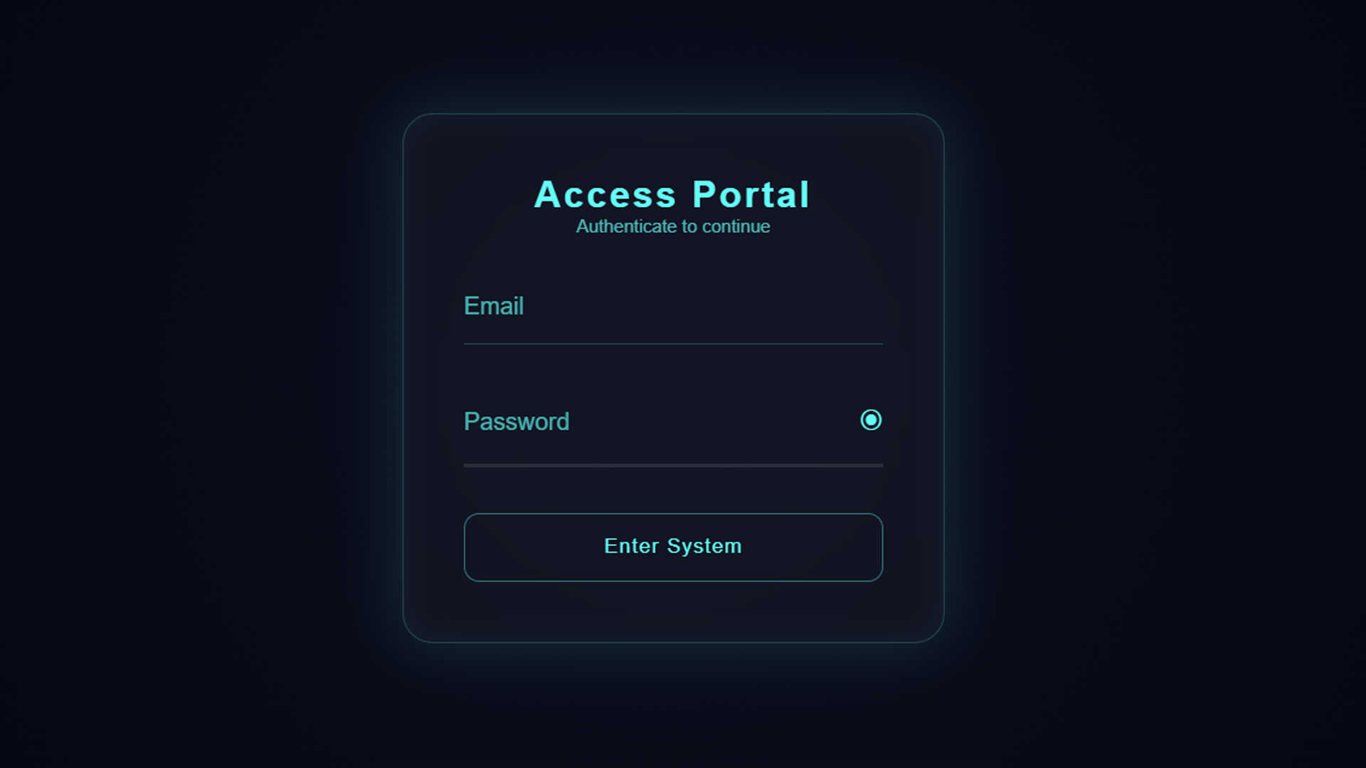 Login Form with Validation States